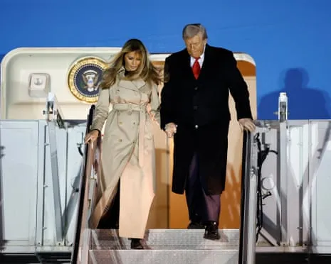 The US President Preparing to Meet King Charles while Activists Gather in the UK